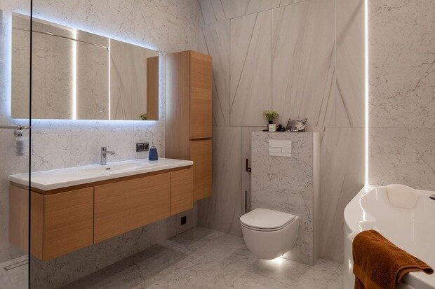 Фото из портфолио ВАННАЯ – фотографии дизайна интерьеров на INMYROOM