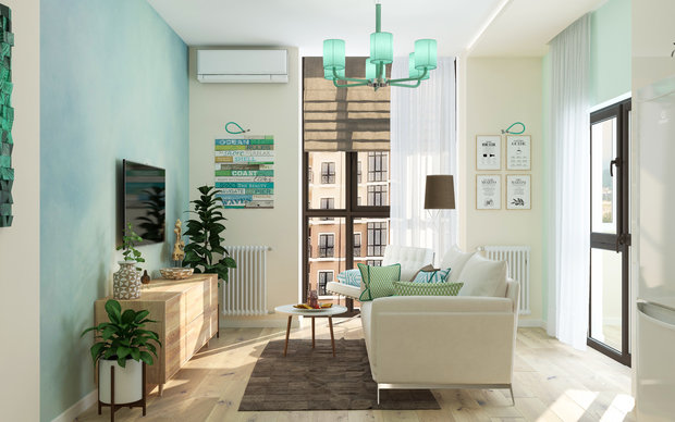 Фото из портфолио Гостиная "Mojito" – фотографии дизайна интерьеров на INMYROOM