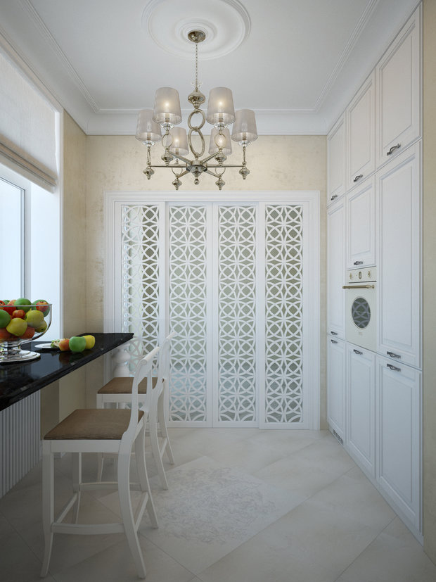 Фото из портфолио Проект квартиры с историей в самом сердце Москвы в роскошном классическом стиле – фотографии дизайна интерьеров на INMYROOM