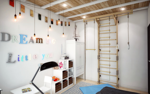 Фото из портфолио Квартира 62,5 кв. м. для молодой семьи – фотографии дизайна интерьеров на INMYROOM