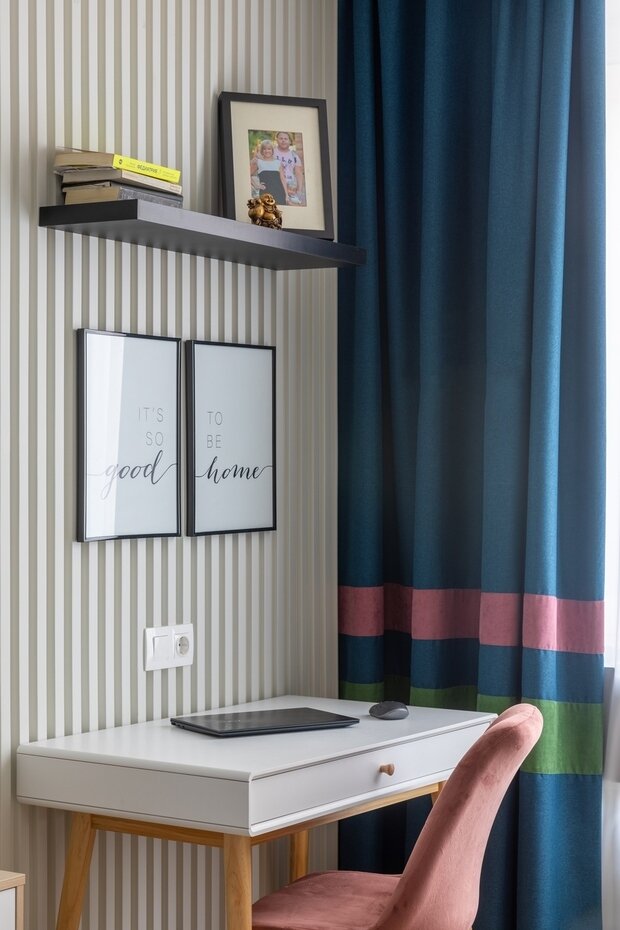 Фотография: Кабинет в стиле Современный, Скандинавский, Квартира, Проект недели, Москва, 4 и больше, 60-90 метров, Майя Валит – фото на INMYROOM