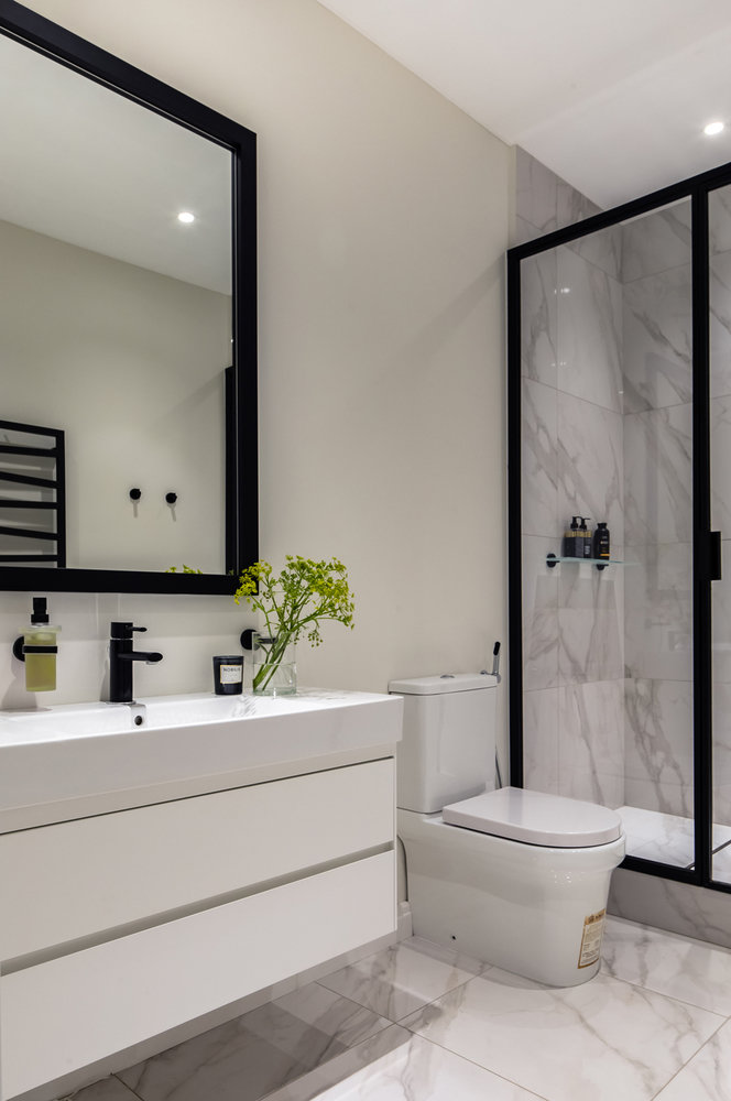 Фотография: Ванная в стиле Современный, Кухня и столовая, Детская, Спальня, Квартира, Проект недели, Голубой, 3 комнаты, ПРЕМИЯ INMYROOM – фото на INMYROOM Фотография: Ванная в стиле Современный, Кухня и столовая, Детская, Спальня, Квартира, Проект недели, Голубой, 3 комнаты, ПРЕМИЯ INMYROOM – фото на INMYROOM