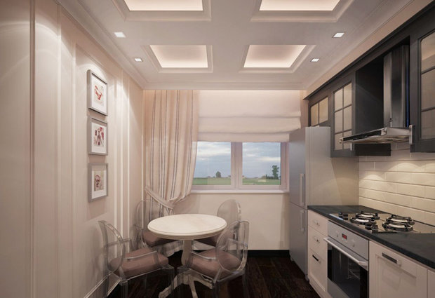 Фотография: Кухня и столовая в стиле Прованс и Кантри, Современный, Эклектика, Классический, Квартира, Проект недели – фото на INMYROOM