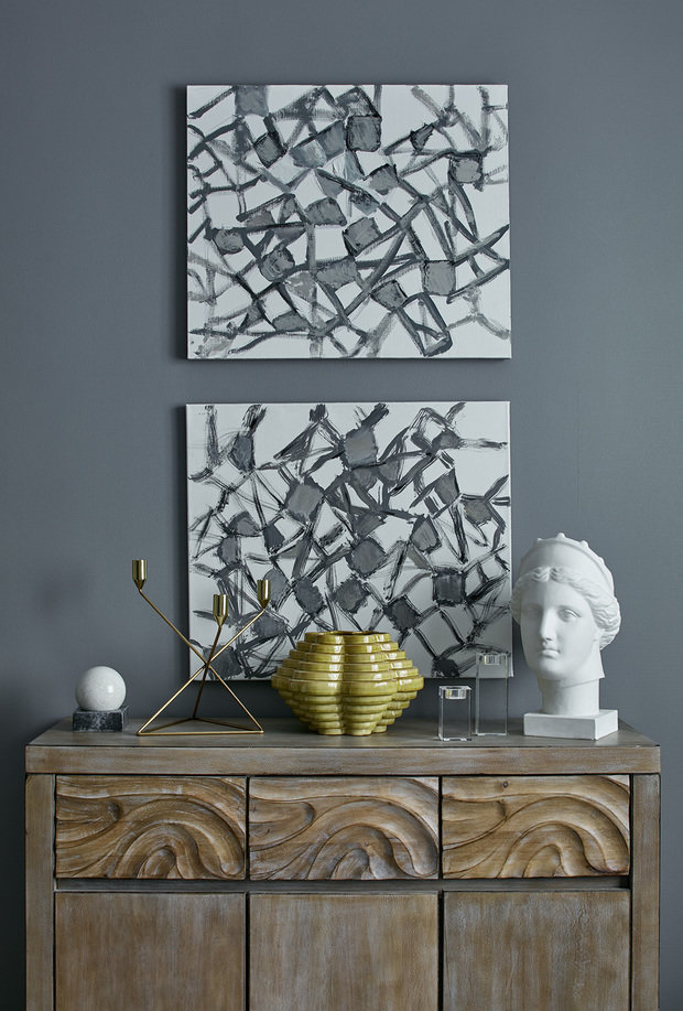 Фотография: Декор в стиле Современный, Скандинавский, Квартира, Проект недели, Москва, Кирпичный дом, 2 комнаты, 60-90 метров, Артур Минаков, Юлия Федотова – фото на INMYROOM