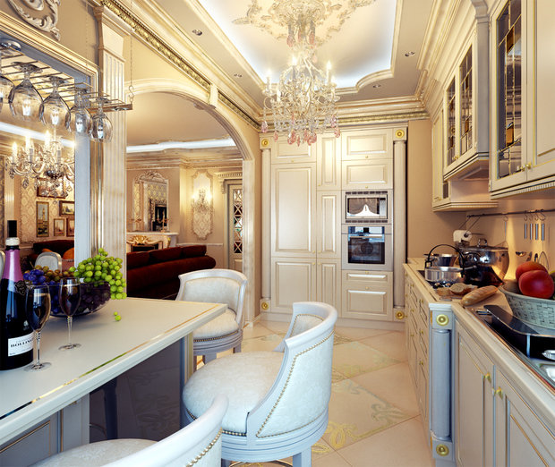 Фото из портфолио Hermitage – фотографии дизайна интерьеров на INMYROOM