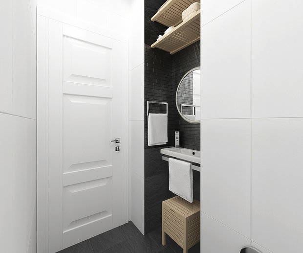 Фото из портфолио Улица Зелинского, 86 м2 – фотографии дизайна интерьеров на INMYROOM