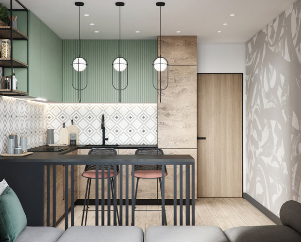 Фото из портфолио Проект интерьера в  ЖК Vivanova, Академгородок – фотографии дизайна интерьеров на INMYROOM