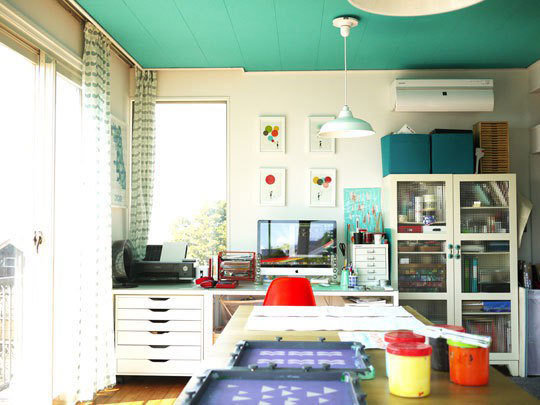 Фотография: Кабинет в стиле Скандинавский, Декор интерьера, Дизайн интерьера, Цвет в интерьере – фото на INMYROOM