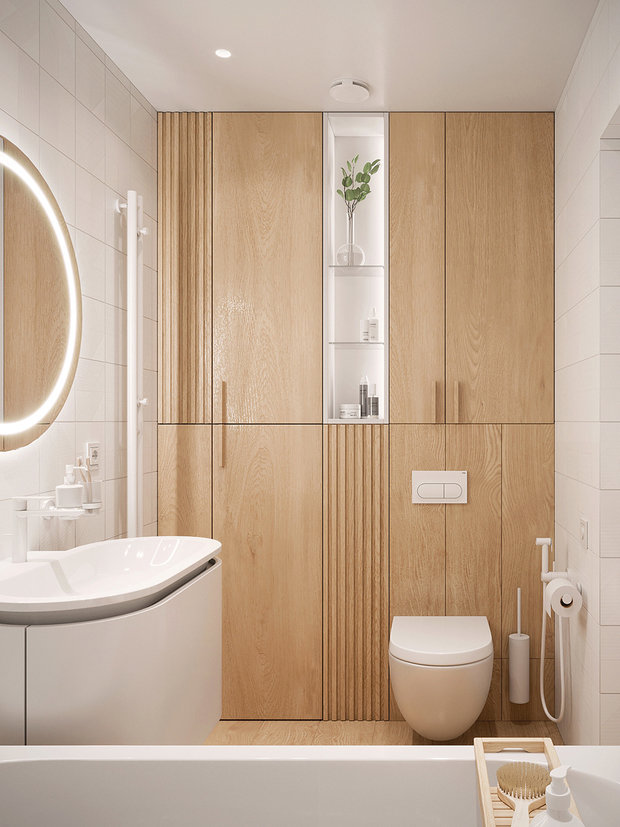 Фото из портфолио Однокомнатная квартира СПб, 45 м2 – фотографии дизайна интерьеров на INMYROOM