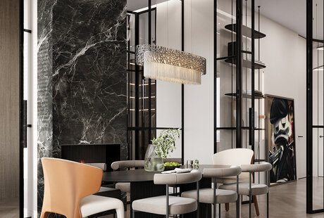 Дизайн-проект квартиры в ЖК «Империал Клаб (Imperial Club)» в современном стиле