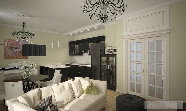 Фото из портфолио Питерская классика – фотографии дизайна интерьеров на INMYROOM