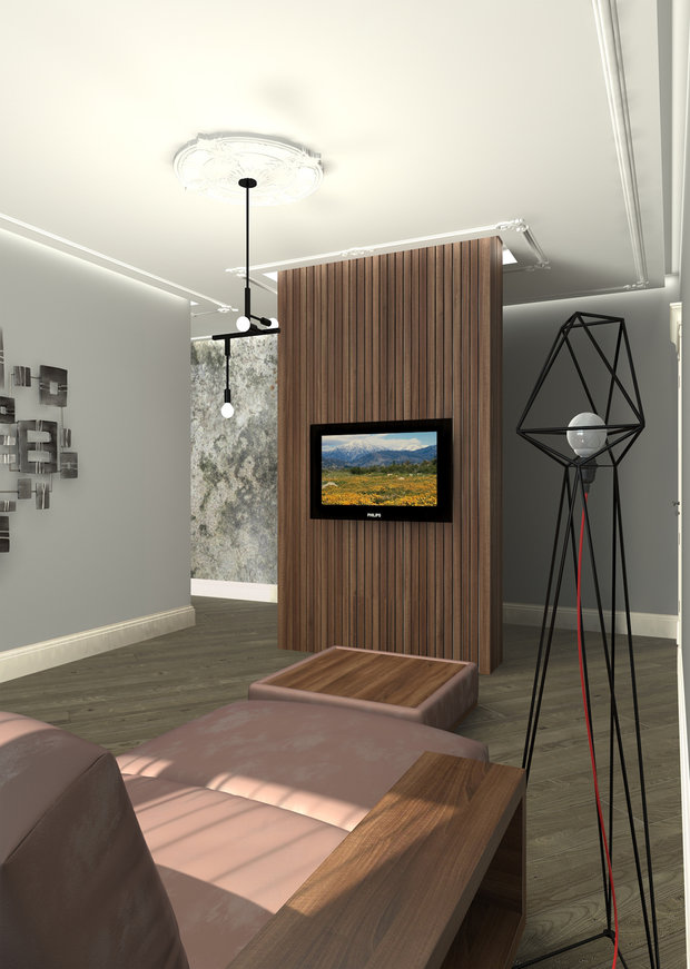 Фото из портфолио Минимализм холостяка – фотографии дизайна интерьеров на INMYROOM