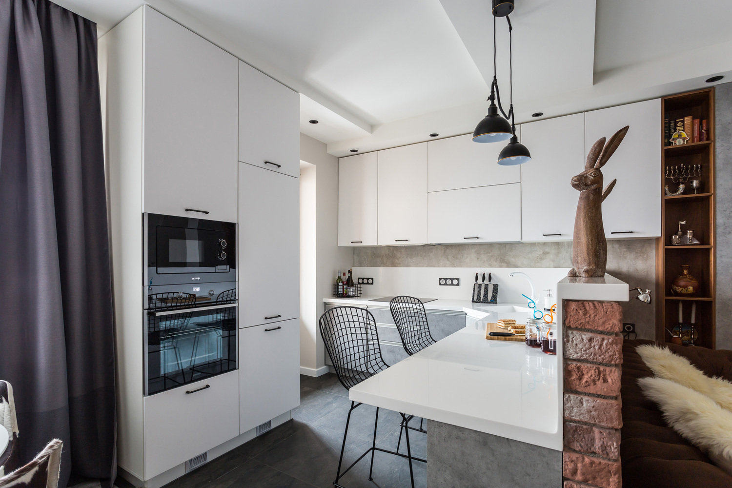 Фотография: Кухня и столовая в стиле Современный, Лофт, Квартира, Проект недели, Санкт-Петербург, Монолитный дом, 3 комнаты, 60-90 метров, Дарья Авдеенко – фото на INMYROOM Фотография: Кухня и столовая в стиле Современный, Лофт, Квартира, Проект недели, Санкт-Петербург, Монолитный дом, 3 комнаты, 60-90 метров, Дарья Авдеенко – фото на INMYROOM