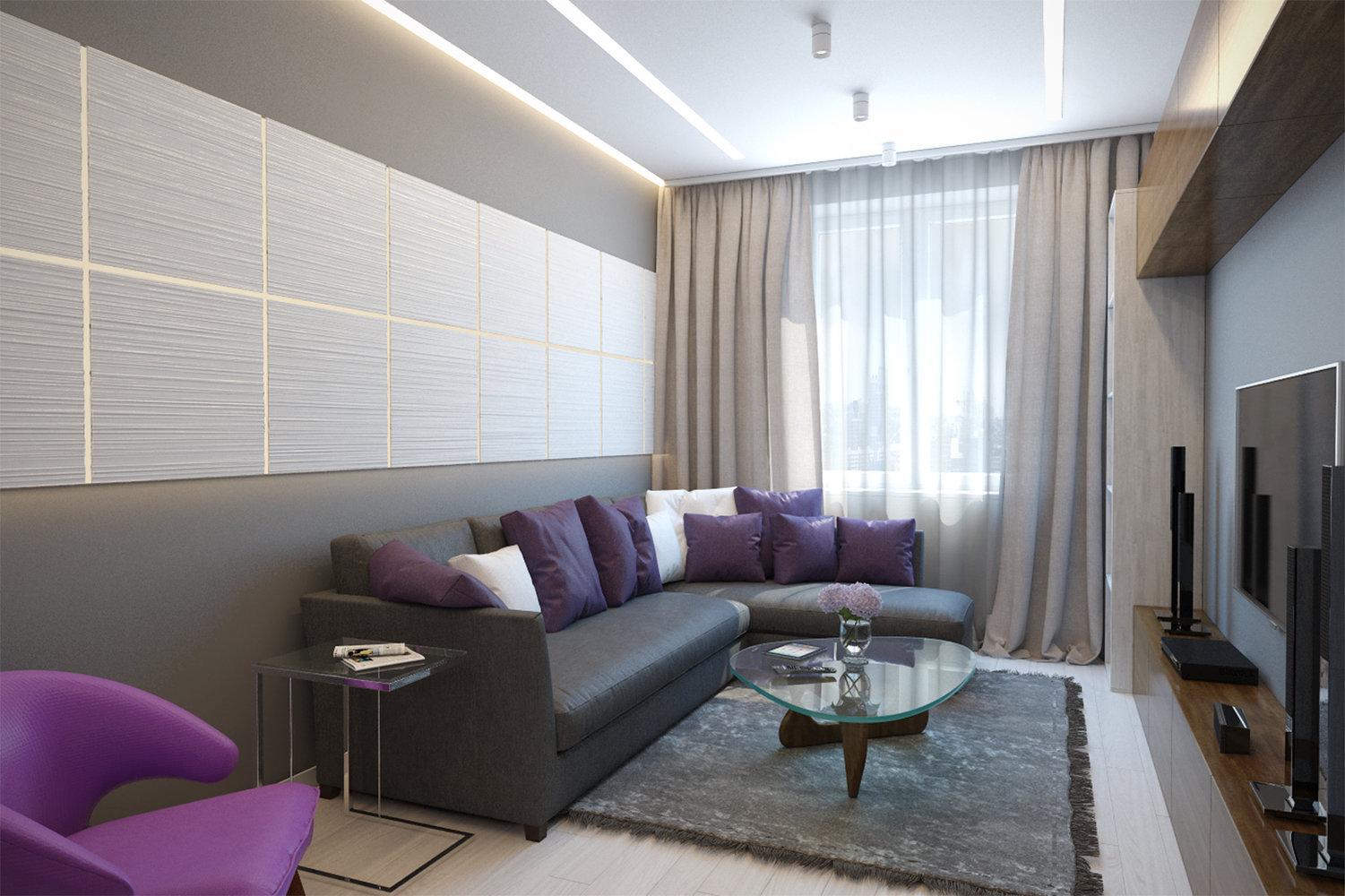 Фото из портфолио 2-х комнатная квартира в Москве. Гостиная – фотографии дизайна интерьеров на INMYROOM Фото из портфолио 2-х комнатная квартира в Москве. Гостиная – фотографии дизайна интерьеров на INMYROOM