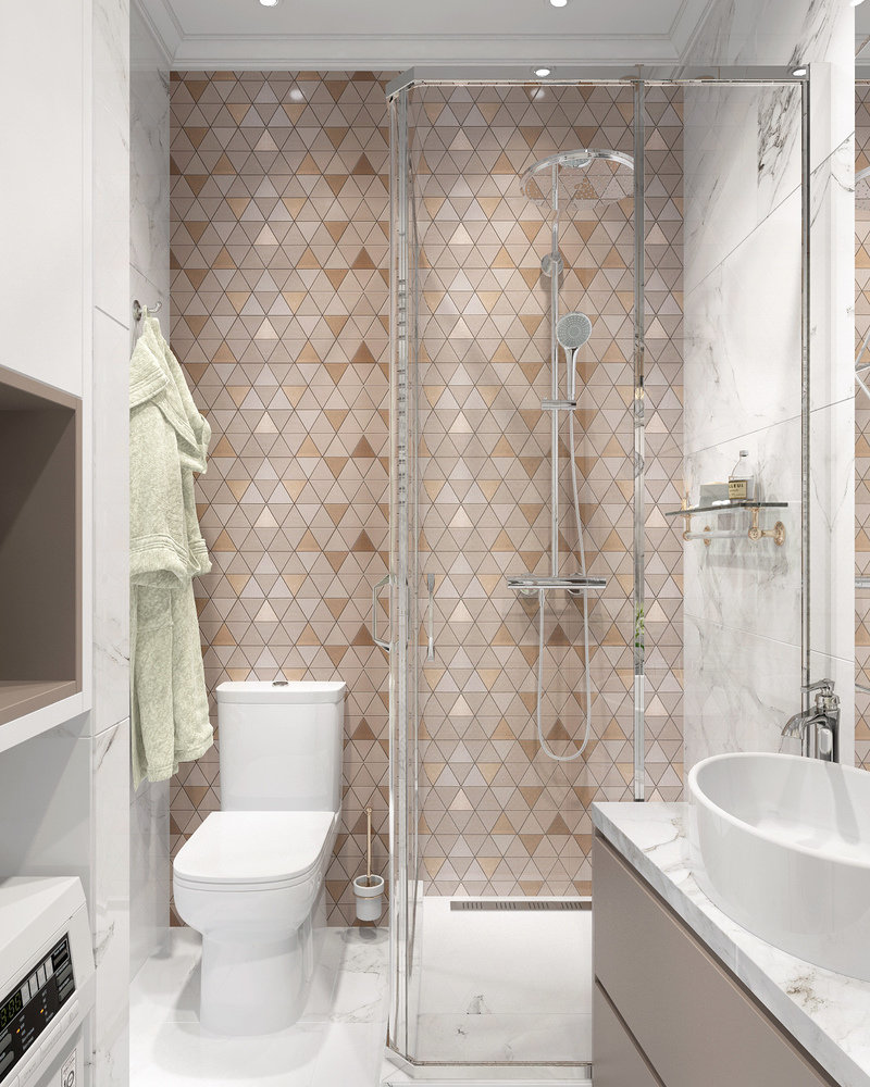 Фотография: Ванная в стиле Современный, Квартира, Студия, Проект недели, Москва, Монолитный дом, до 40 метров, Инна Азорская, энциклодпедия_малогабаритка, Kronospan – фото на INMYROOM Фотография: Ванная в стиле Современный, Квартира, Студия, Проект недели, Москва, Монолитный дом, до 40 метров, Инна Азорская, энциклодпедия_малогабаритка, Kronospan – фото на INMYROOM