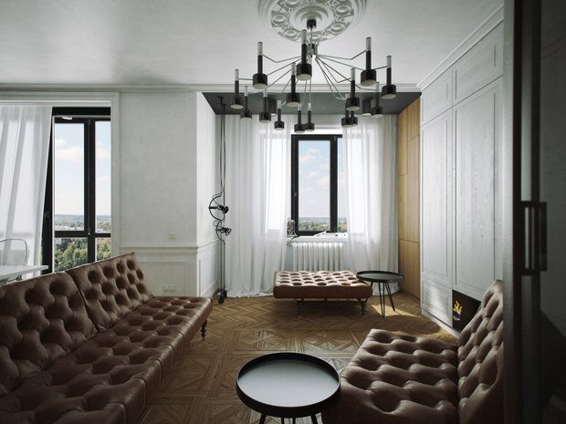 Фотография: Гостиная в стиле Современный, Эклектика,  – фото на INMYROOM