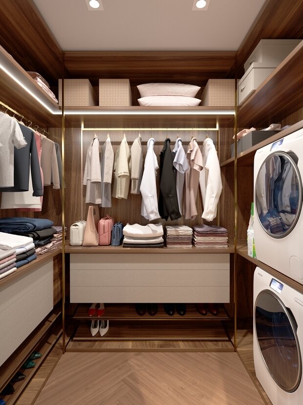 Фото из портфолио Квартира в бежевых оттенках – фотографии дизайна интерьеров на INMYROOM