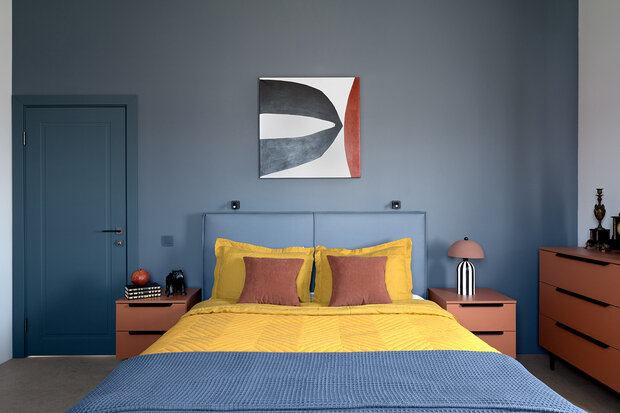 Фотография: Спальня в стиле Современный, Скандинавский, Дом, Проект дня, Дача, Дом и дача, Московская область, 4 и больше, Более 90 метров, Яна Алексеева – фото на INMYROOM