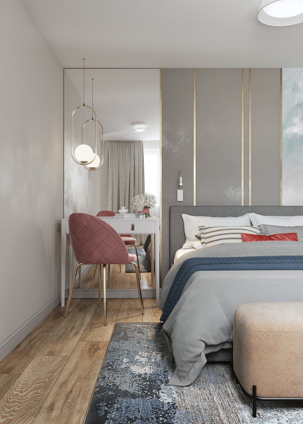 Фото из портфолио Сад Живерни | 4-х комнатная квартира – фотографии дизайна интерьеров на INMYROOM