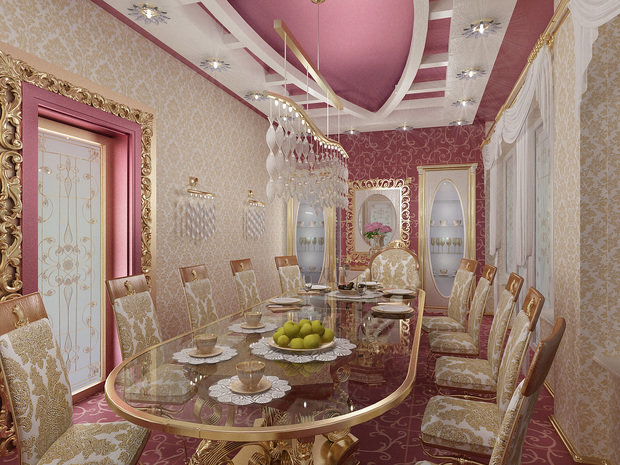 Фото из портфолио Столовая комната в классическом стиле  – фотографии дизайна интерьеров на INMYROOM