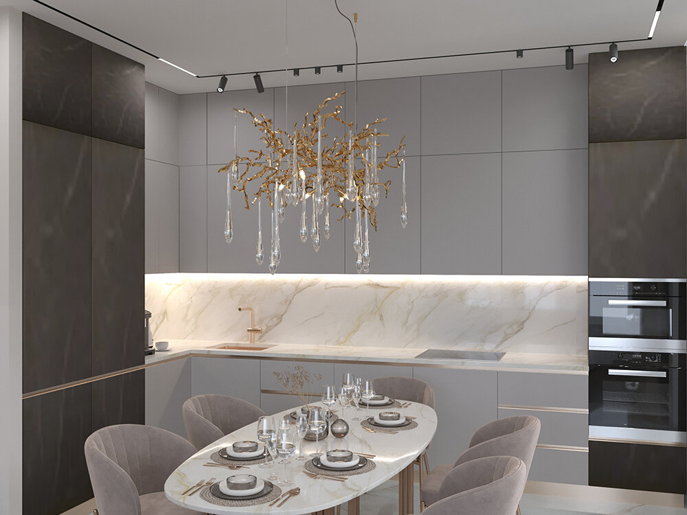 Фото из портфолио Дизайн квартиры в стиле неоклассика – фотографии дизайна интерьеров на INMYROOM Фото из портфолио Дизайн квартиры в стиле неоклассика – фотографии дизайна интерьеров на INMYROOM