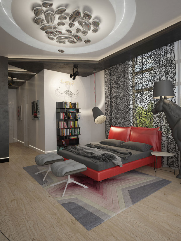 Фото из портфолио красное и черное – фотографии дизайна интерьеров на INMYROOM
