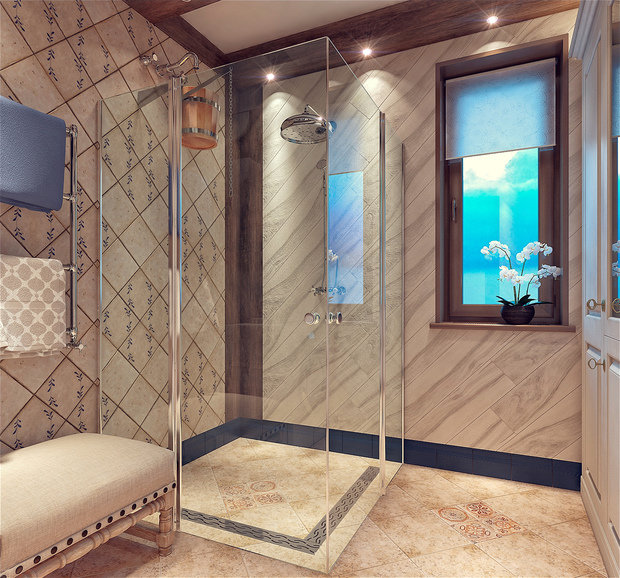 Фото из портфолио Банька в Полково – фотографии дизайна интерьеров на INMYROOM