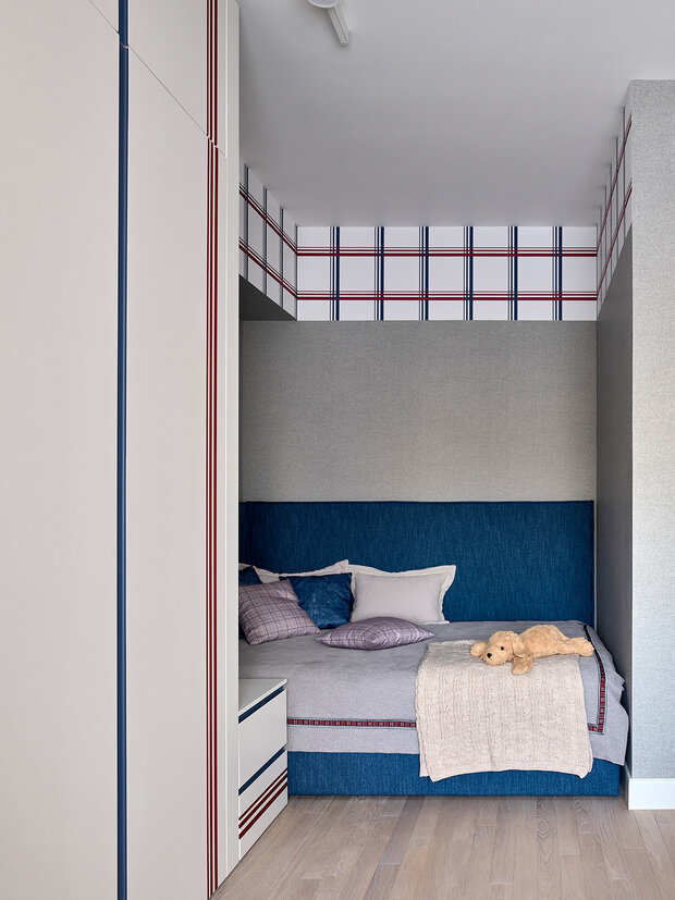 Фотография: Детская в стиле Современный, Эклектика, Квартира, Проект дня, Москва, Фрунзенская набережная, Сталинка, 3 комнаты, 60-90 метров, Анна Громова – фото на INMYROOM