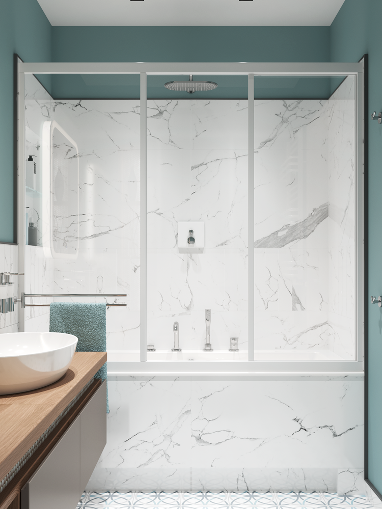 Фотография: Ванная в стиле Современный, Квартира, Проект недели, Санкт-Петербург, Сергей Малицкий, Студия Малицких, Монолитный дом, 3 комнаты, Более 90 метров – фото на INMYROOM Фотография: Ванная в стиле Современный, Квартира, Проект недели, Санкт-Петербург, Сергей Малицкий, Студия Малицких, Монолитный дом, 3 комнаты, Более 90 метров – фото на INMYROOM