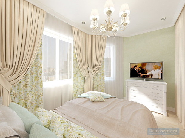 Фото из портфолио Однокомнатная квартира 45 кв. м в классическом стиле для мамы – фотографии дизайна интерьеров на INMYROOM