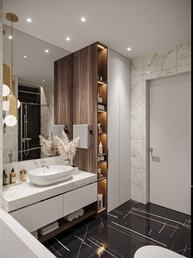 Фото из портфолио Квартира в NEVA TOWERS – фотографии дизайна интерьеров на INMYROOM