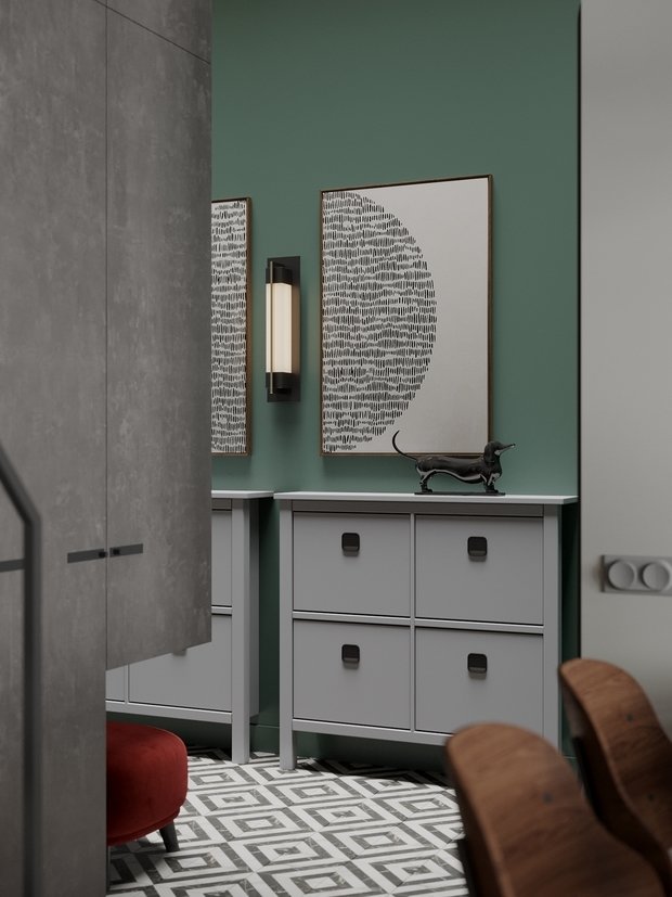 Фотография: Прихожая в стиле Современный, Квартира, Проект недели, Санкт-Петербург, Татьяна Воронцова, 3 комнаты, 60-90 метров – фото на INMYROOM