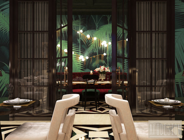 Фото из портфолио Дизайн проект кафе Sous – фотографии дизайна интерьеров на INMYROOM