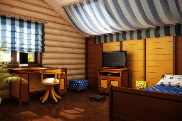 Фото из портфолио избушка для настроения – фотографии дизайна интерьеров на INMYROOM