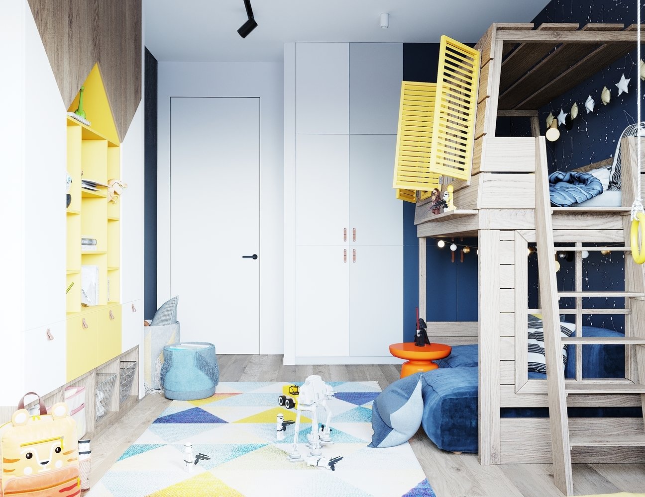 Фотография: Детская в стиле Современный, Квартира, Проект недели, Москва, 4 и больше, Более 90 метров, Студия 20:18 – фото на INMYROOM Фотография: Детская в стиле Современный, Квартира, Проект недели, Москва, 4 и больше, Более 90 метров, Студия 20:18 – фото на INMYROOM