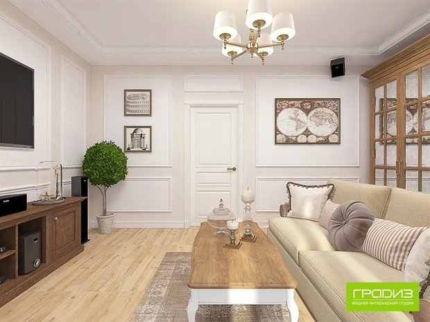 Фото из портфолио Уютная классика – фотографии дизайна интерьеров на INMYROOM