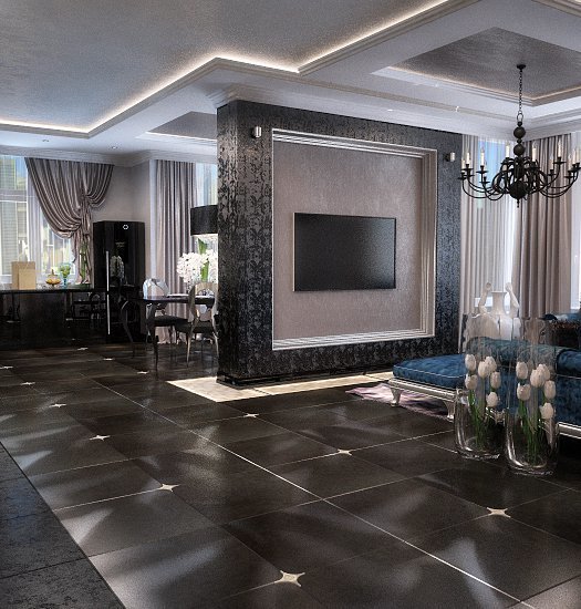 Фото из портфолио Элегантность черного цвета в интерьере - interior Design IDeas – фотографии дизайна интерьеров на INMYROOM