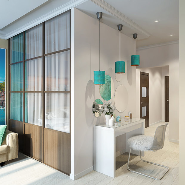 Фото из портфолио Современная квартира в г. Лянтор – фотографии дизайна интерьеров на INMYROOM