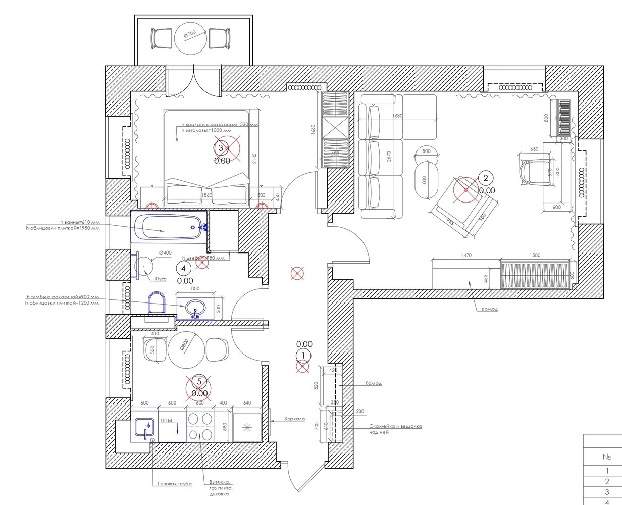 Фотография: Планировки в стиле , Современный, Квартира, Проект недели, Москва, 2 комнаты, 40-60 метров, Designbox, Анастасия Громова – фото на INMYROOM Фотография: Планировки в стиле , Современный, Квартира, Проект недели, Москва, 2 комнаты, 40-60 метров, Designbox, Анастасия Громова – фото на INMYROOM