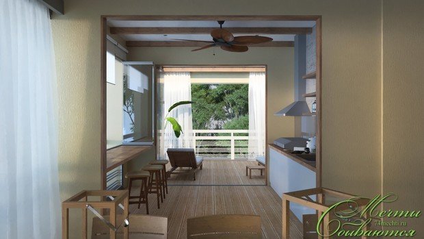 Фото из портфолио Терраса в Сочи – фотографии дизайна интерьеров на INMYROOM