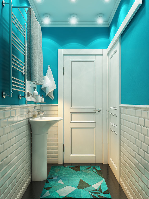 Фото из портфолио Двухуровневые апартаменты – фотографии дизайна интерьеров на INMYROOM