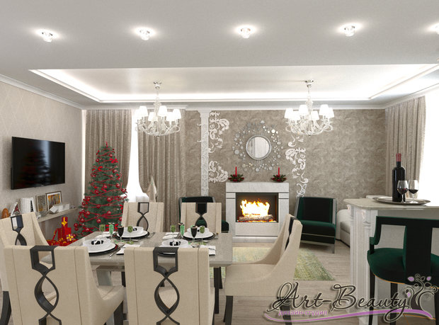 Фото из портфолио Светлое Ар-деко – фотографии дизайна интерьеров на INMYROOM
