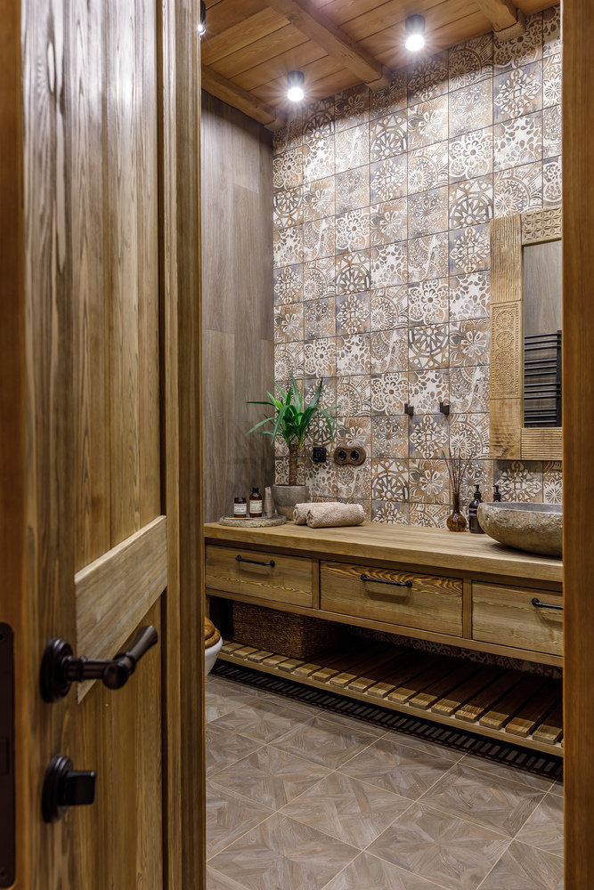 Фотография: Ванная в стиле Эко, Восточный, Квартира, Проект недели, Москва, 3 комнаты, 60-90 метров, AD-Home – фото на INMYROOM Фотография: Ванная в стиле Эко, Восточный, Квартира, Проект недели, Москва, 3 комнаты, 60-90 метров, AD-Home – фото на INMYROOM