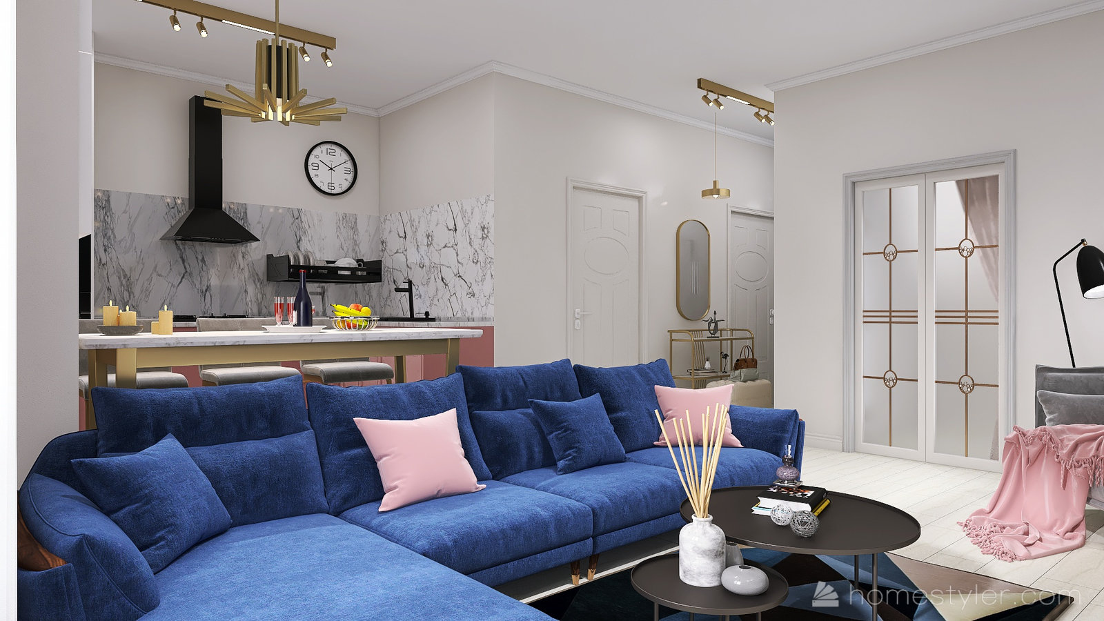 Фото из портфолио Двухкомнатная квартира для начинающей актрисы – фотографии дизайна интерьеров на INMYROOM Фото из портфолио Двухкомнатная квартира для начинающей актрисы – фотографии дизайна интерьеров на INMYROOM