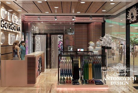 Дизайн спортивного магазина в ТРЦ Хан Шатыр