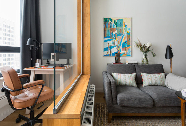 Фотография: Гостиная в стиле Скандинавский, Современный, Квартира, Проект недели, 4 и больше, 60-90 метров, Юрий Миронов – фото на INMYROOM