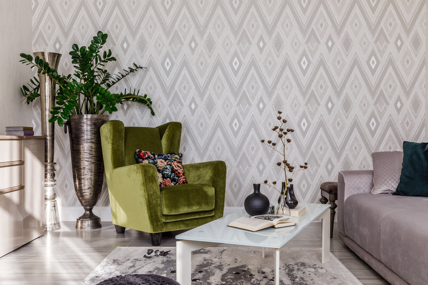 Фотография: Гостиная в стиле Современный, Дом, Проект недели, Дом и дача, Краснодар, 3 комнаты, Более 90 метров, Ирина Оника – фото на INMYROOM