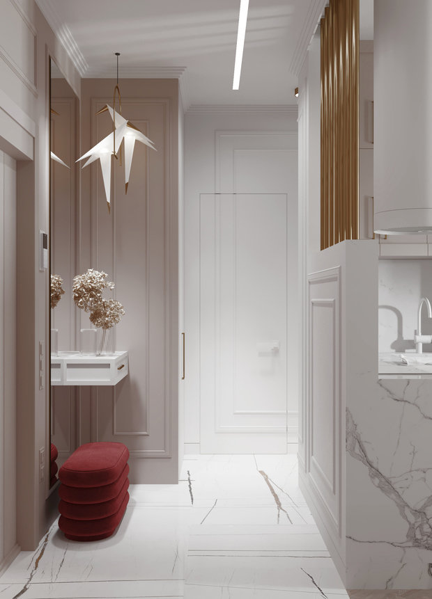 Фотография: Прихожая в стиле Современный, Квартира, Проект недели, Минск, 1 комната, до 40 метров, Ирина Горячко, Mood Interior – фото на INMYROOM