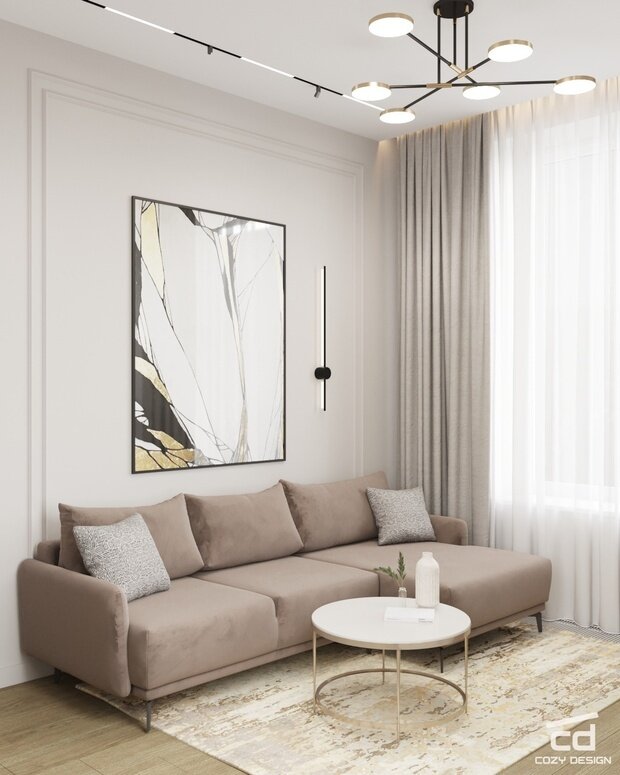 Фото из портфолио Квартира 66м2 в Москве – фотографии дизайна интерьеров на INMYROOM