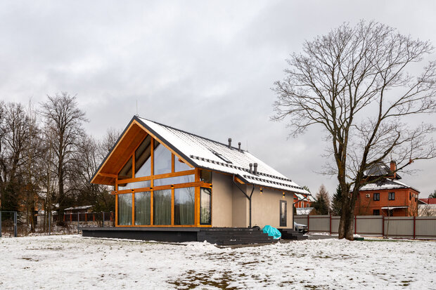 Фотография: Ландшафт в стиле , Современный, Проект дня, Дача, Дом и дача, Московская область, 4 и больше, Более 90 метров, Анна Жижайкина – фото на INMYROOM